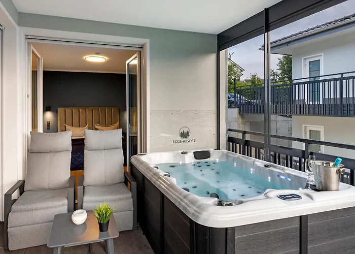 Egge 7f Mit Whirpool U Sauna Lejlighed *